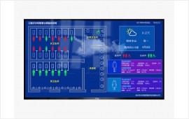 智慧公厕终端显示软件有无人引导显示屏系统智能卫生间感应指示灯